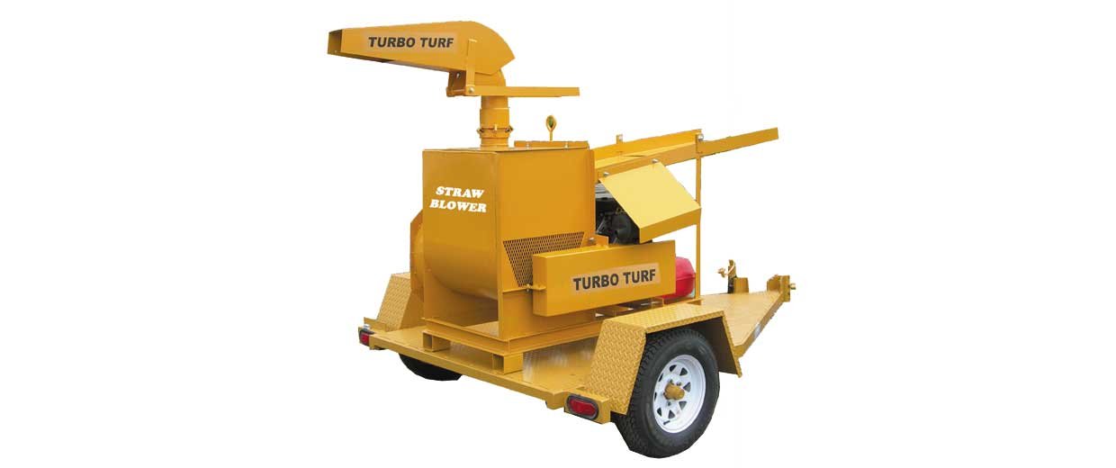 HSM Straw Blower with trailer